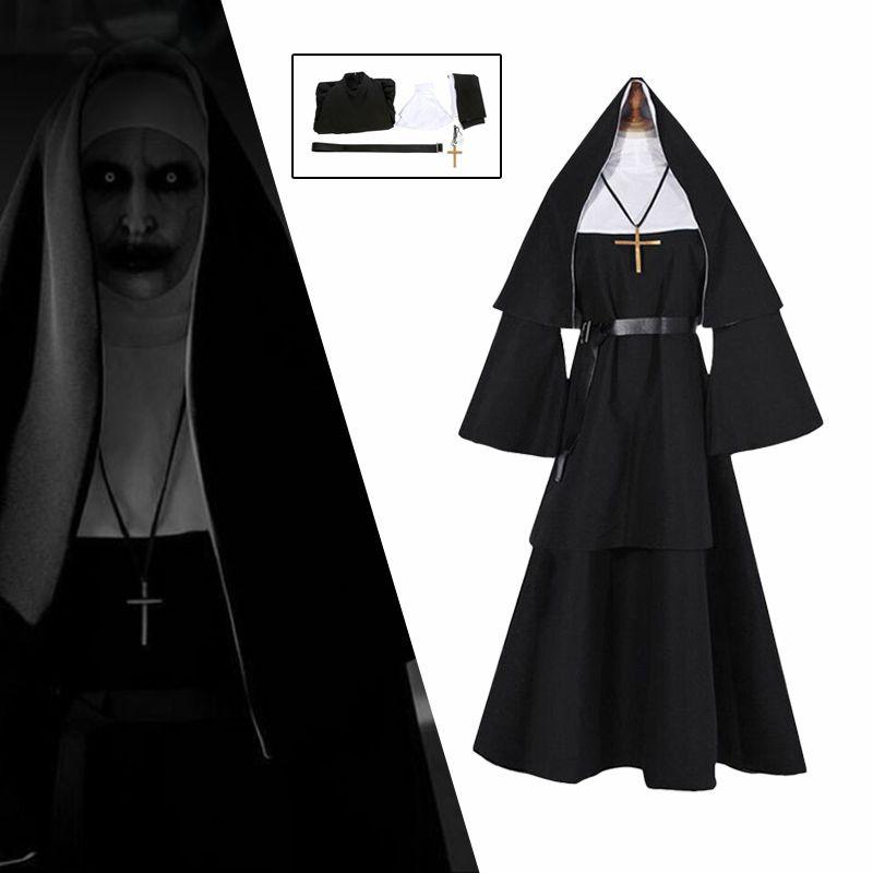 Dark And Mysterious Nun Valak Costume From The Conjuring 2 Perfect For Halloween Festivities