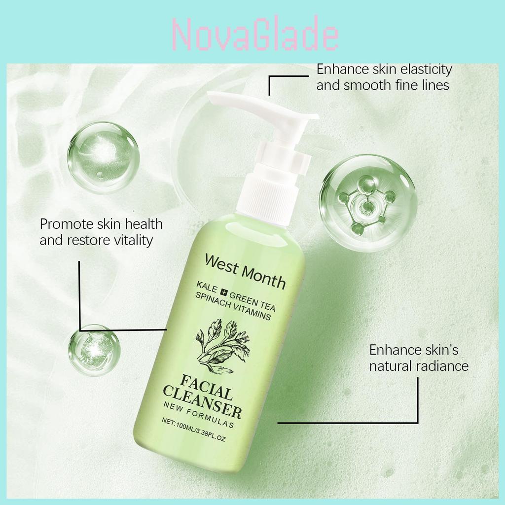 Gentle Moisturizing Facial Cleanser For Refreshing Daily Skin Care And Oil Control 100ml