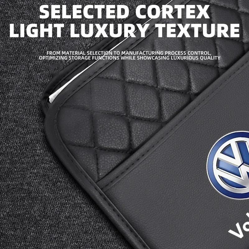 For Volkswagen 1pc Car Back Seat Organizer Hanging Automatic Storage Pocket for Volkswagen VW GOLF POLO PASSAT B5 Beetle Tiguan