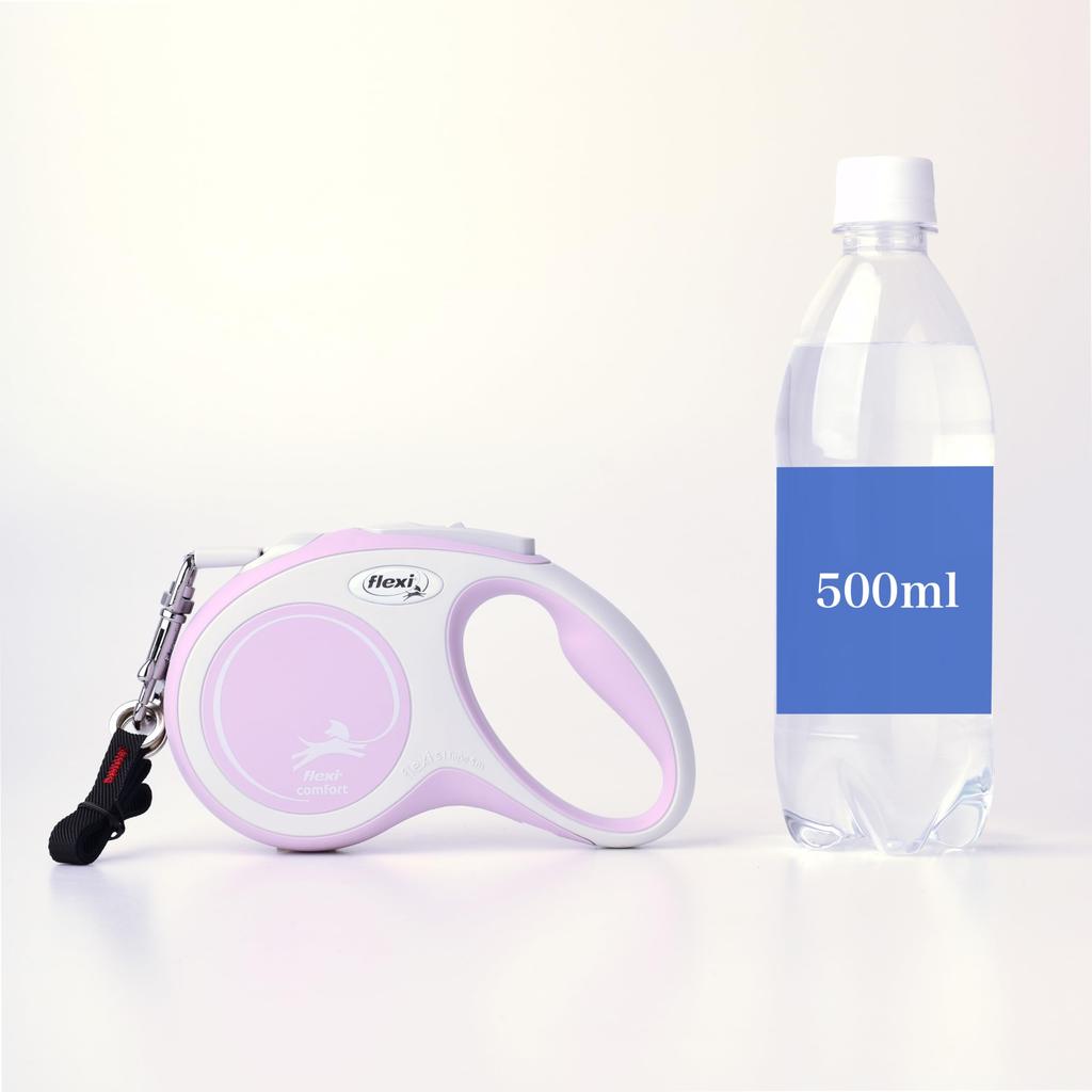 Flexi Retractable Lead 5m Small Dog New Comfort Tape S than Rose Lead (Less 15kg) [Dog] [Product]