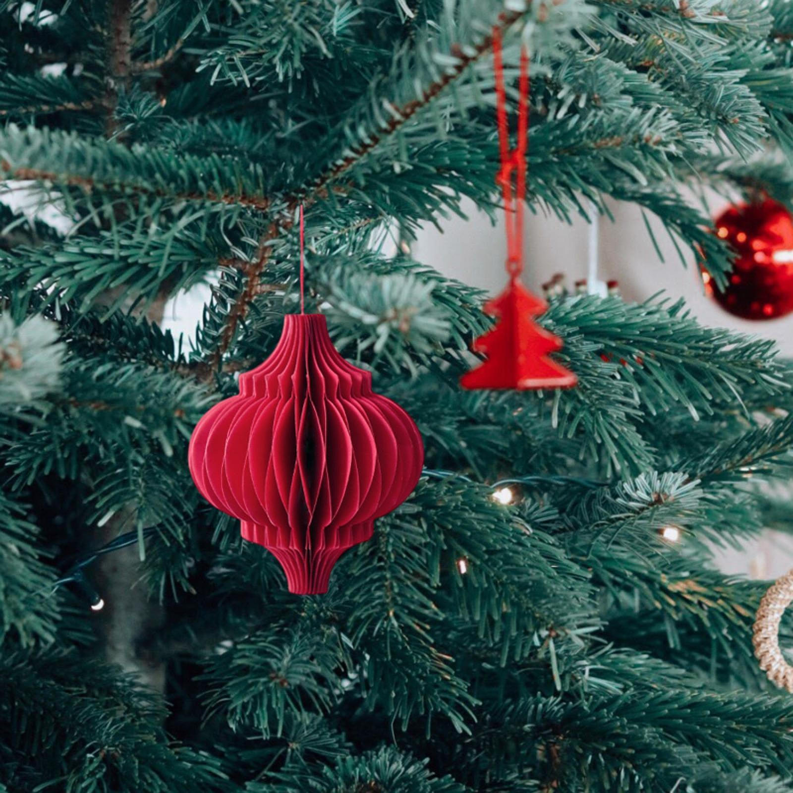 

Рождественский подвесной орнамент, бумажные украшения, праздничные атрибуты, рождественский кулон, декор 8.5x10 cm