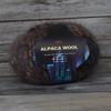 Colorful Alpacawool Hand-Knitted Coat Sweater Scarf Line In The Thick Wool