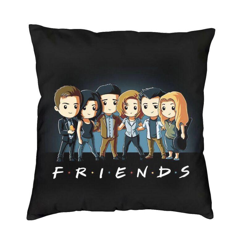 Classic Friends TV Show Cushion Cover Two Side 3D Printing Floor Pillow Case for Living Room Custom Pillowcase Home Decoration
