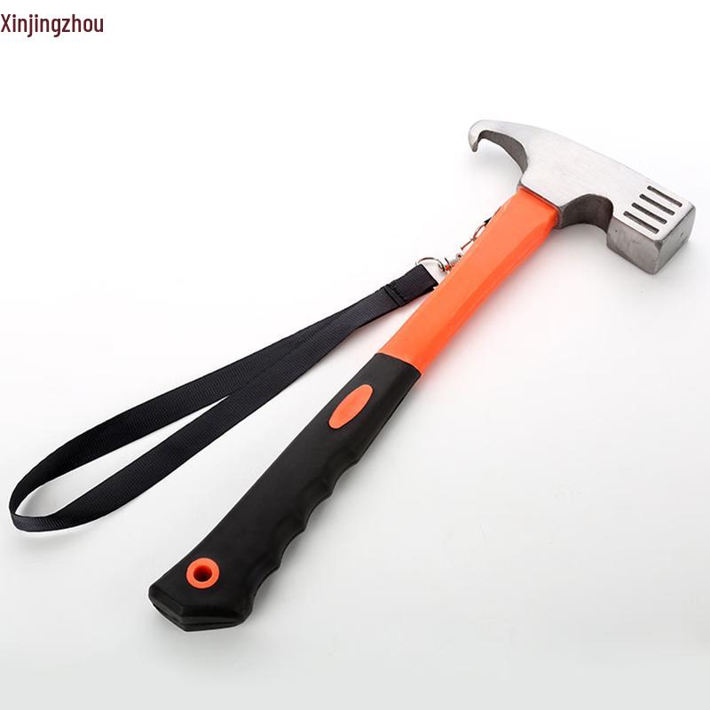 Xinjingzhou Outdoor High-Carbon Steel Camping Tent Stake Hammer (2-Pack) Standard