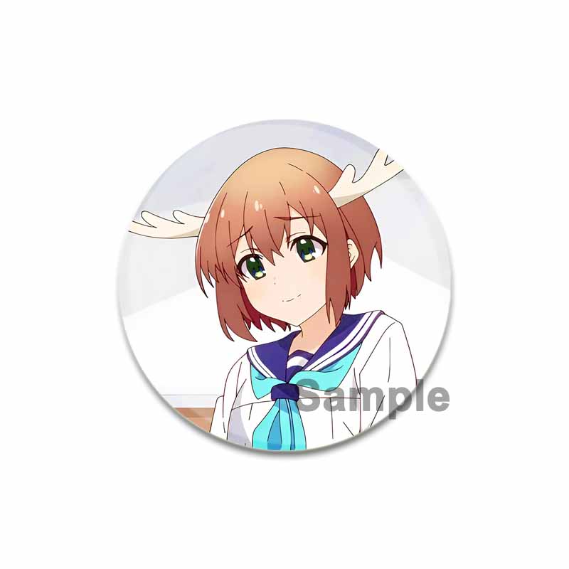 32/44/58MM My Deer Friend Nokotan Anime Pins Cute Cartoon Badge Handmade Tinplate Brooches Breastpin for Backpack Clothes Gift Accessory