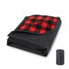 Accesorii de exterior Agitator Pătură de camping din poliester Covoraș de picnic portabil, impermeabil, îngroșat, rezistent la umiditate, lavabil la mașină, negru