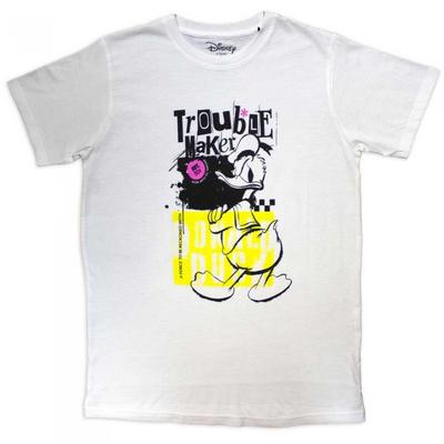 Donald Duck Unisex Erwachsenen Trouble Maker T-Shirt