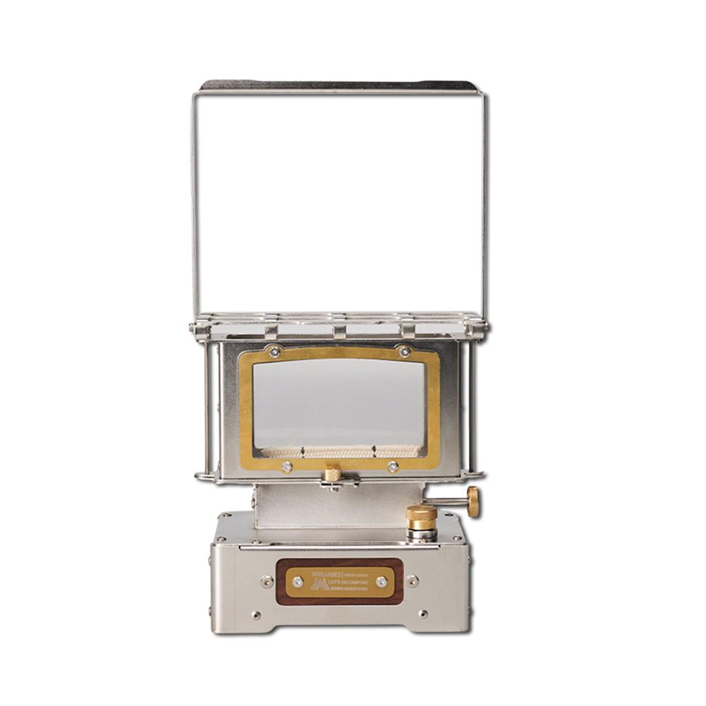 Portable Oil Lamp with Stove Outdoor Camping Lantern Emotion Retro Light for Picnic Backpack Camping