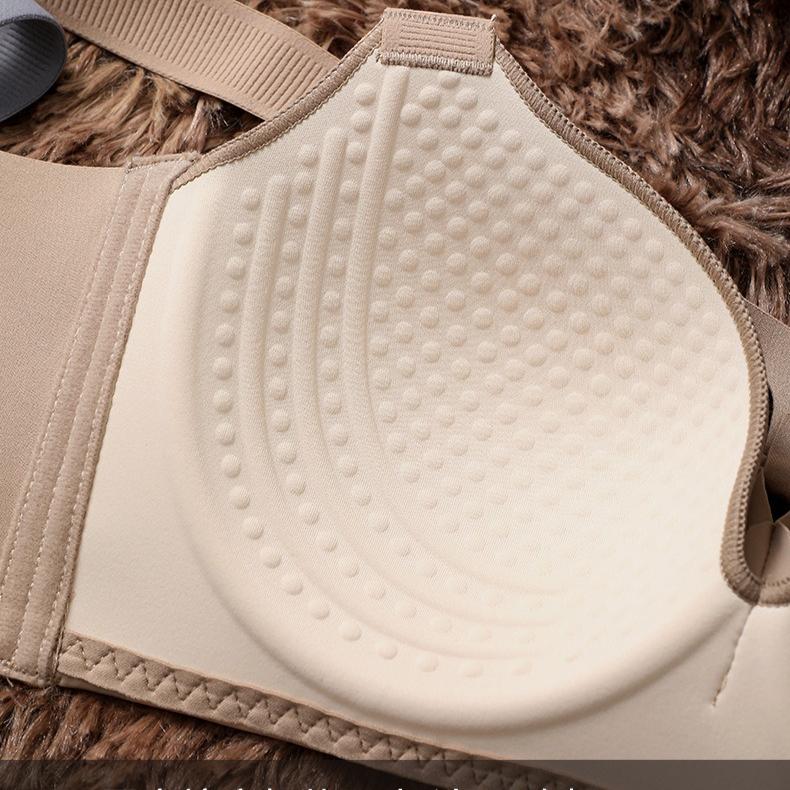 Seamless Bra Women's Adjustable Gathering Bra Plus-size Underwear Women's Beauty Back Lift Anti-glare Bra