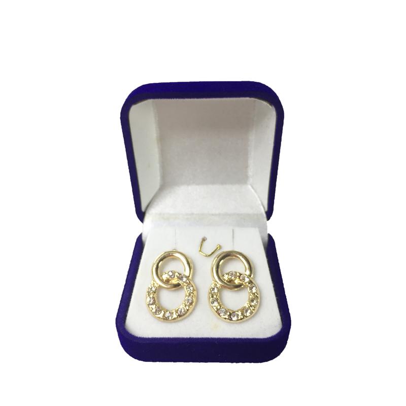 

Высококачественная коробка для хранения серег с флокированием, портативная коробка для хранения серег, подарочная упаковка для ювелирных изделий, реквизит для хранения и демонстрации 1pcs