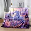 Beautiful Unicorn Blanket Durable Comfort Perfect for Seaside Sofa Picnics for All Occasions Stylish Decor Suitable for Gifting Relatives and Friends