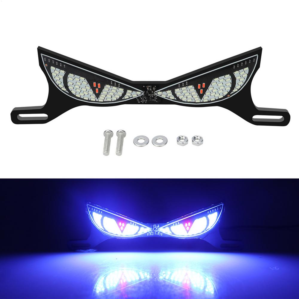 

Мотоцикл Стоп-сигнал Форма глаза Лампа безопасности номерного знака Задние фонари номерного знака Водонепроницаемый и пылезащищенный Декоративный свет