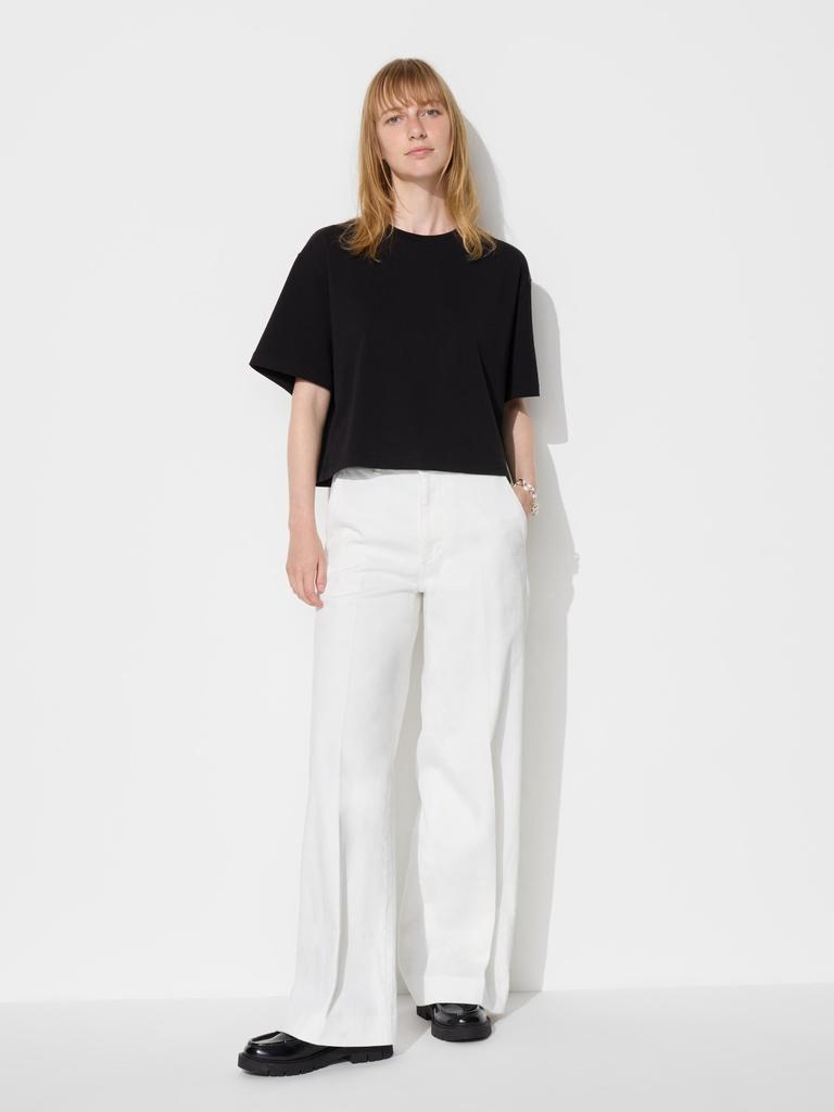 Uniqlo Japan Weite Hose Jeans Lang