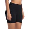 Workwear Pocket Tight Shorts Women's High Waist Elastic Hip Lifting Button Yoga Pants Speed Drying Running Fitness Pants