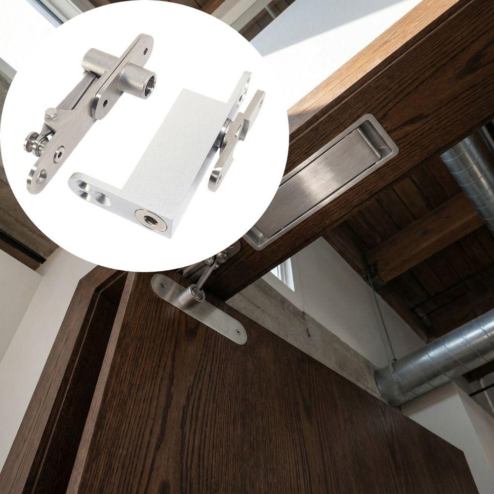 360 Degree Rotating Door Pivot Hinges Soft Close Spring Invisible Door Hinges  Hidden Installation