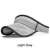 Verstellbare Atmungsaktive Anti-UV Leere Oberseite Sonnenschirm Unisex Kappe Für Outdoor-Sportarten Tennis Golf Laufen Strand Reisen Party