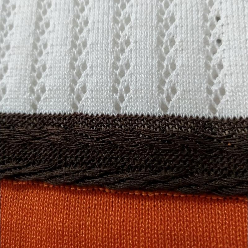 Summer Fashion Hollow Jacquard Short-Sleeved Knitted Top for Women