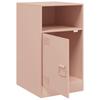 Pink Nightstand 34.5 x 39 x 62 cm Steel