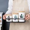 Food Grade Sealed Jar Ceramic Storage Jar Household Kitchen Grains Storage Jar Nut Tea Coffee Storage Box/collection Utensils