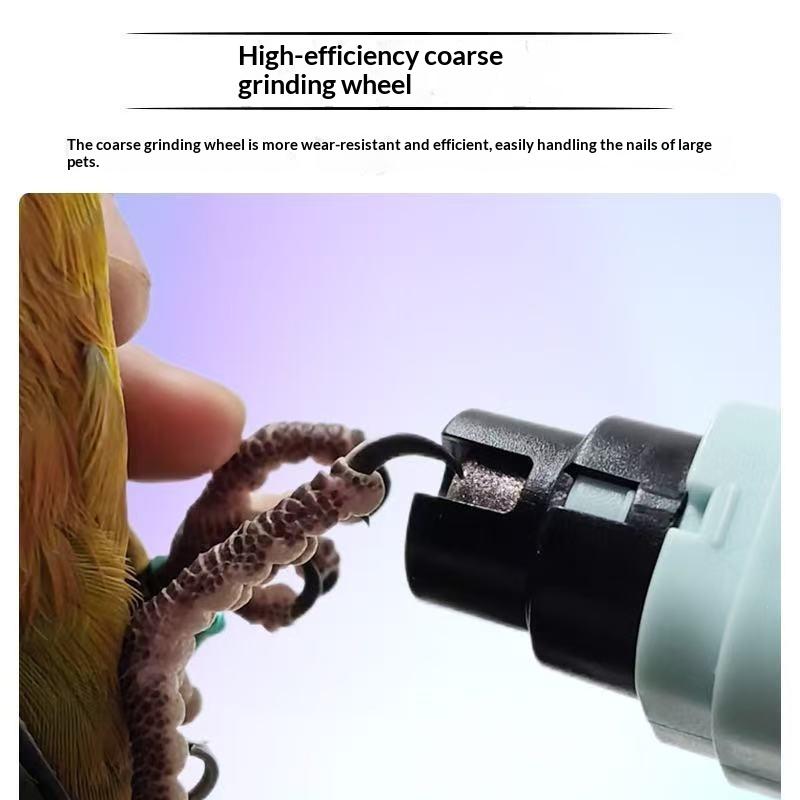 Pet Nail Grinder Battery Operated For Dogs And Cats Low Noise Nail Trimmer For Home Pet Grooming Care Tools