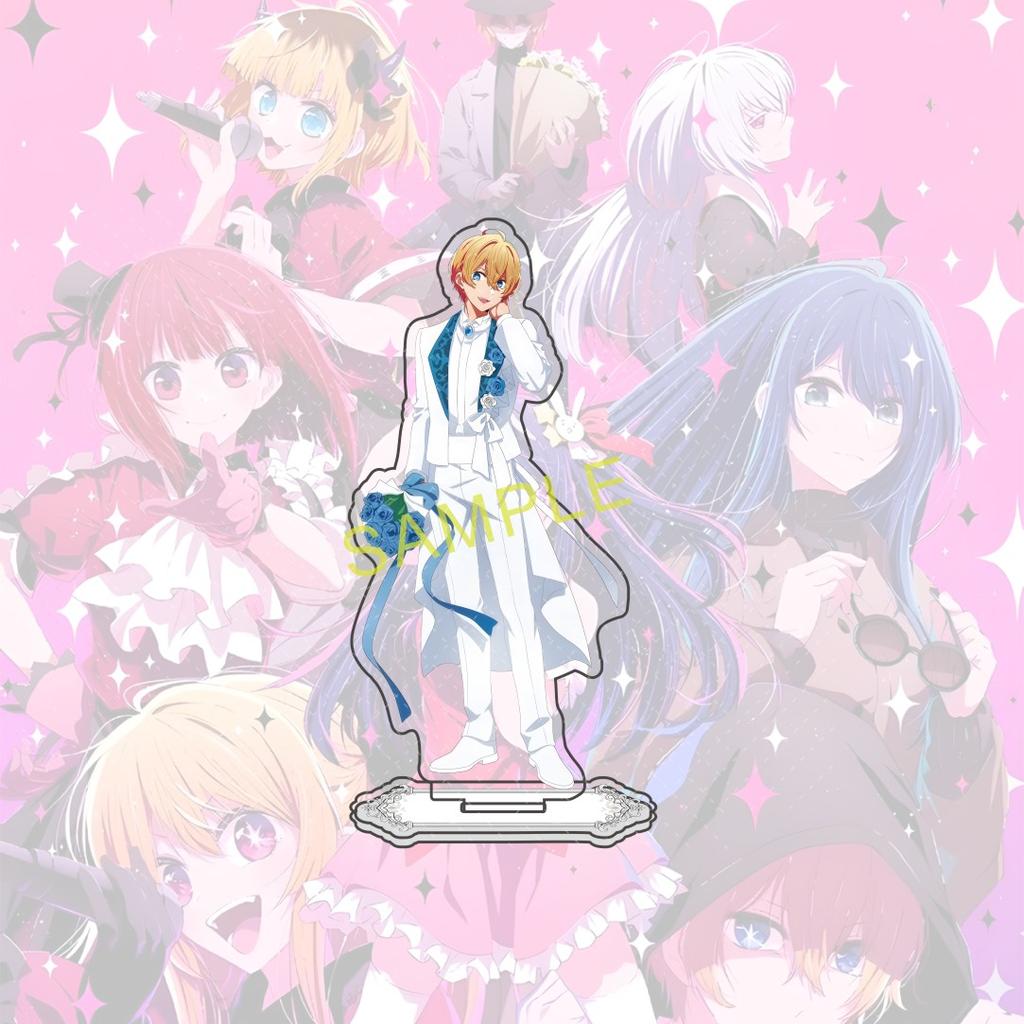 Anime Oshi No Ko 15 Cm Acrylic Ai Ruby Kana Aqua Akane MEM-cho Standing Figure Model Table Decoration Fan Gift