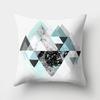 Creative Home Pictures Pillowcase Office Geometric Striped Flywheel Pillowcase Car Waist Pillowcase