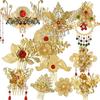 Gold Hanfu Hair Comb Tassels Women Hair Stick Hair Accessories Chinese Style Hairpin  Ladies