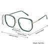Square Frame Anti-Blue Light Glasses Prescription-Compatible Glasses Frame  for Women & Men
