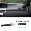 Real Soft Carbon Fiber Sticker For Lexus GS F 2012 2013 2014 2015 2016 2017 2018  LHD RHD Car Co-pilot Center Console Panel