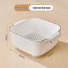JingJingRS Double-Layer Vegetable & Fruit Drain Basket