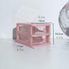 Multifunctional Desktop Storage Drawer Box with Pen Holder and Hair Accessories Storage Rack, Multi-layer Jewelry Box