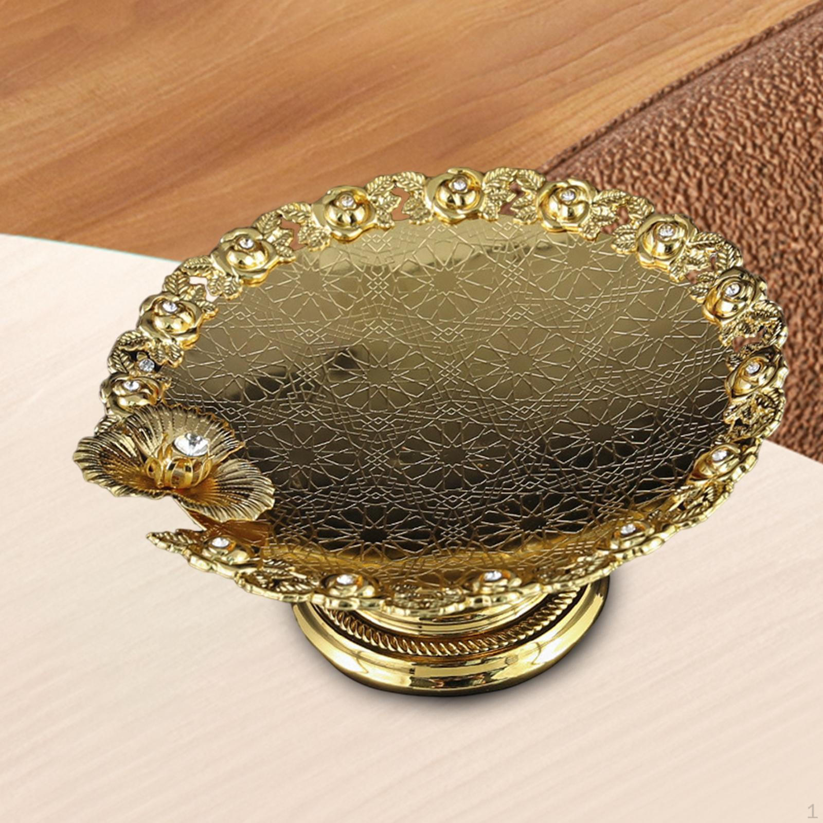 

-Тарілка, тарілка з фруктами, зберігання косметики, кекс, кава, чай, піднос для вечірки, Round