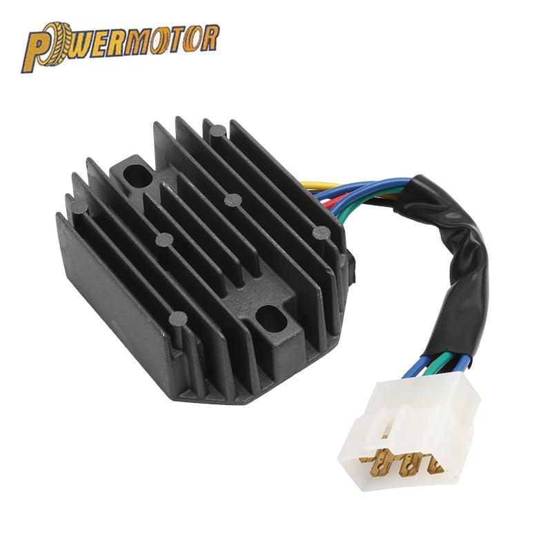 12v Motorcycle Voltage Regulator Electronic Ignition Voltage Rectifier RS5101 6 Wires for Kubota Grasshopper RS5155 AC To DC