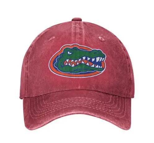 Baseballkappe Unisex Florida Modekappen Hüte für Krokodil-Logo Asquette Homme Dad Hat für Unisex Trucker Cap