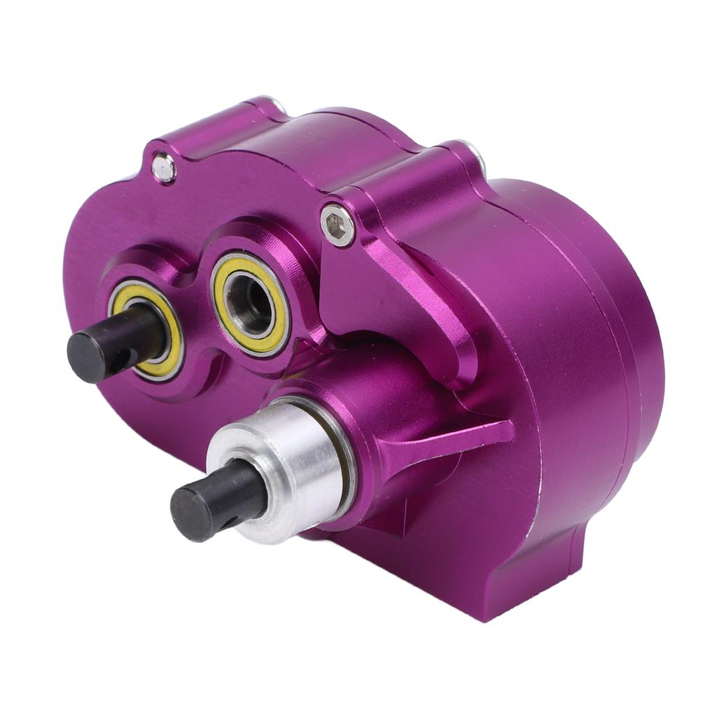 RC Car Gearbox With Chassis Aluminum Alloy Straight Axle Right Front Motor Accessories RC Car