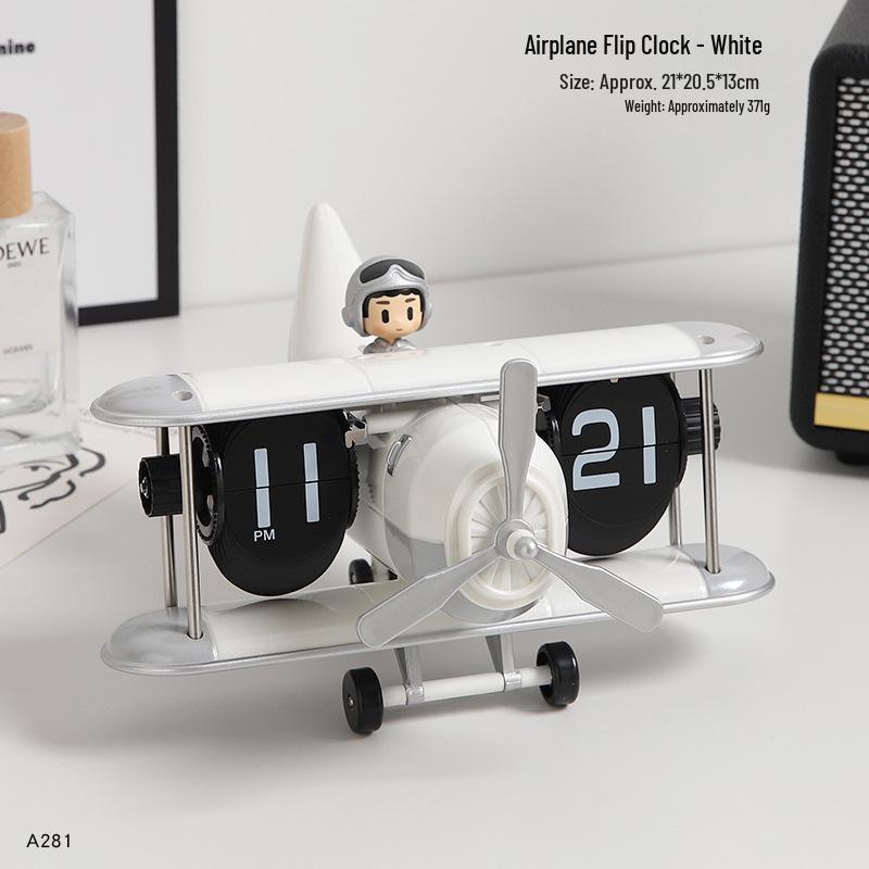 Mechanical Desk Clock: Automatic Page-Turner for Home Decoration
