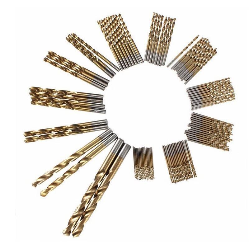 Bingyu BJ-346 High-Speed Steel Titanium Twist Drill Bit Set