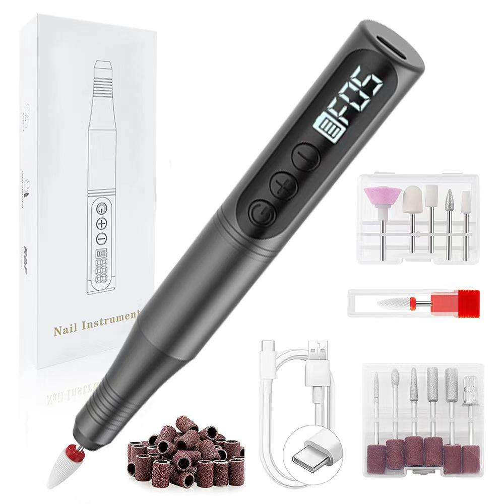 Professional Electric Nail File and Buffer Tool for Manicure and Nail Care