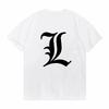 Men Kawaii Cartoon Summer Tops Misa Amane Graphic Tees Japanese Anime T-shirt Death Note T Shirt  Harajuku Unisex Pop Y2k Tshirt