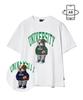 YALE University Dan Short Sleeve T-Shirt White/Green