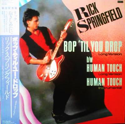 12inch Record RICK SPRINGFIELD  Bop Til You Drop RPS1005 RCA 1984 Japan Obi Rock Used
