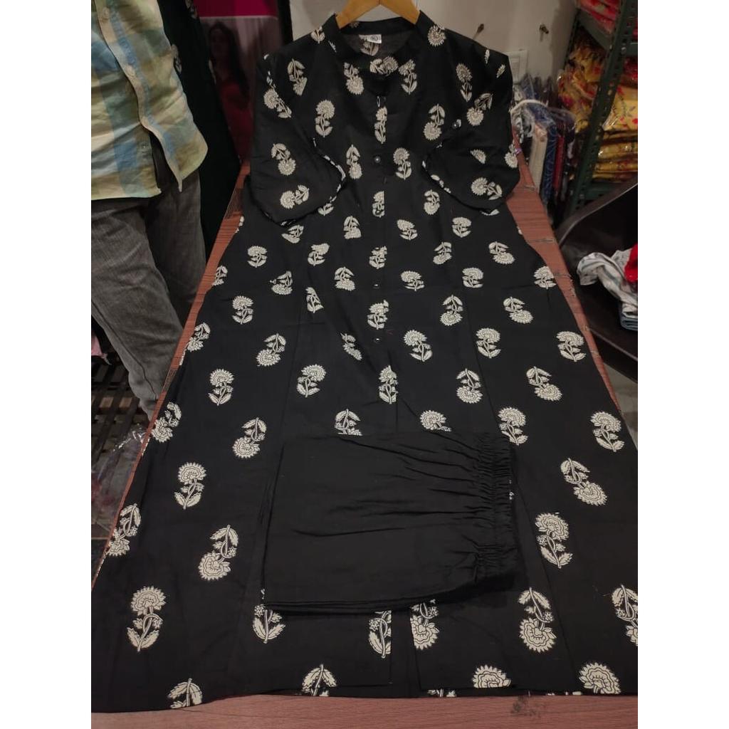 Ensemble Kurta Pantalon Coton Vêtements de Fête Bollywood Femmes Designer Haut Tunique Kurti Robe SC-2226