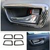 For Toyota Tacoma 2016- Carbon Fiber Inner Car Door Handle Bowl Cover Trim