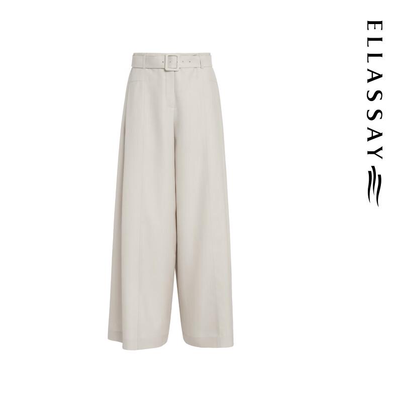 ELLASSAY Women's 2025 Early Spring Straight Wide-Leg Casual Pants
