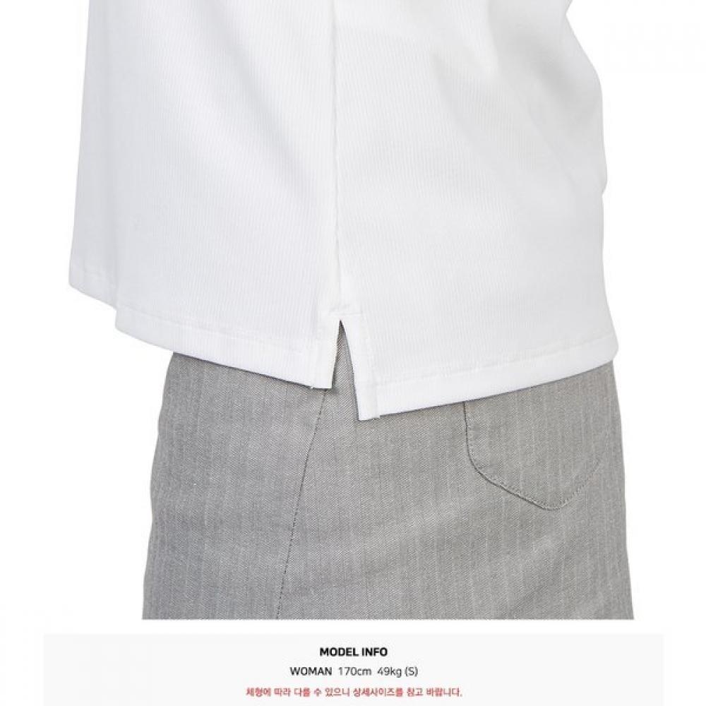 Zipore Golfwear Tricou damă cu guler scurt și mânecă scurtă g4lS23k135 Sno