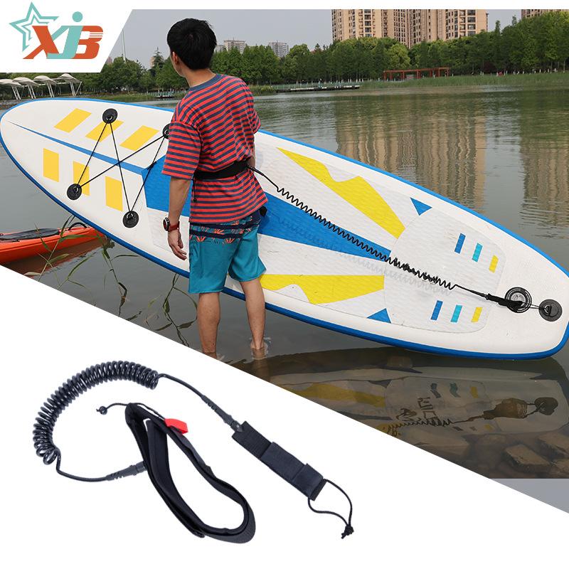 Sailboard & SUP Safety Swivel Leash: Retractable Surfboard Rope Belt Waist Rope