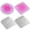 Heart Nail Stand Alloy Stand Nail Art Practice Holder New Drawing Pallet Nail Supplies