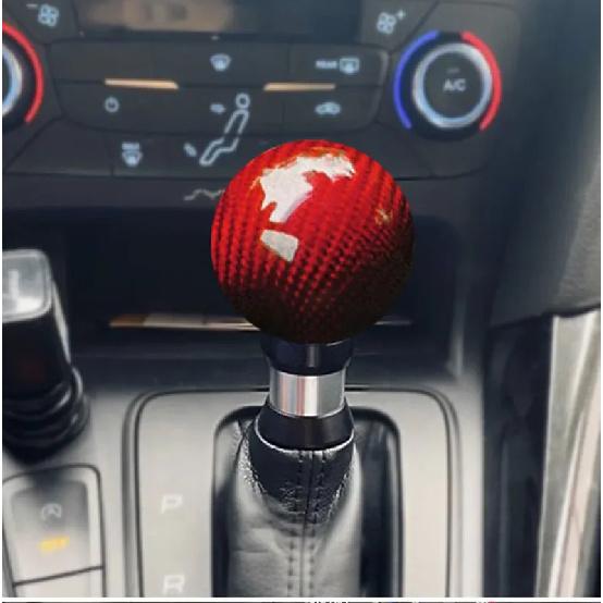 New Real Carbon Fiber Gear Shift Knob For Ford Mondeo 2013 2014 2015 2016 2017 Gear Shift Ball