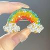 Cartoon Cloud Rainbow Brooch - Women's High-end, Premium, Luxurious, Limited-edition Crystal Pin Brooch for Accessories
