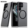 Shockproof Magnetic Case For Samsung S25 S24 Ultra S22 S23 S21 Plus Coque For Samsung Note 20 Ultra 10 Magsafe Matte Phone Cover